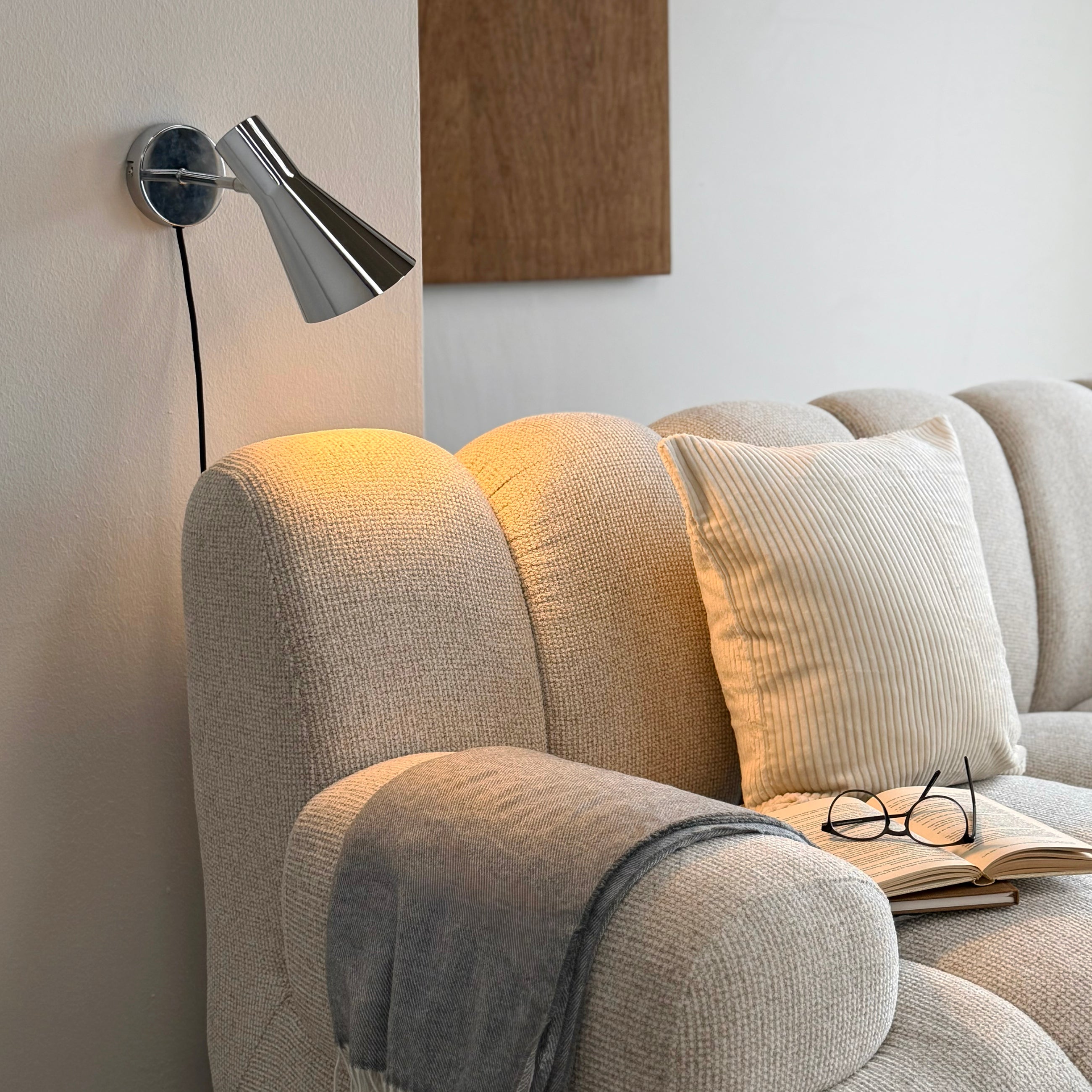 Super Light Down シングルロング 150×210cm DL12 Wall light - Chrome