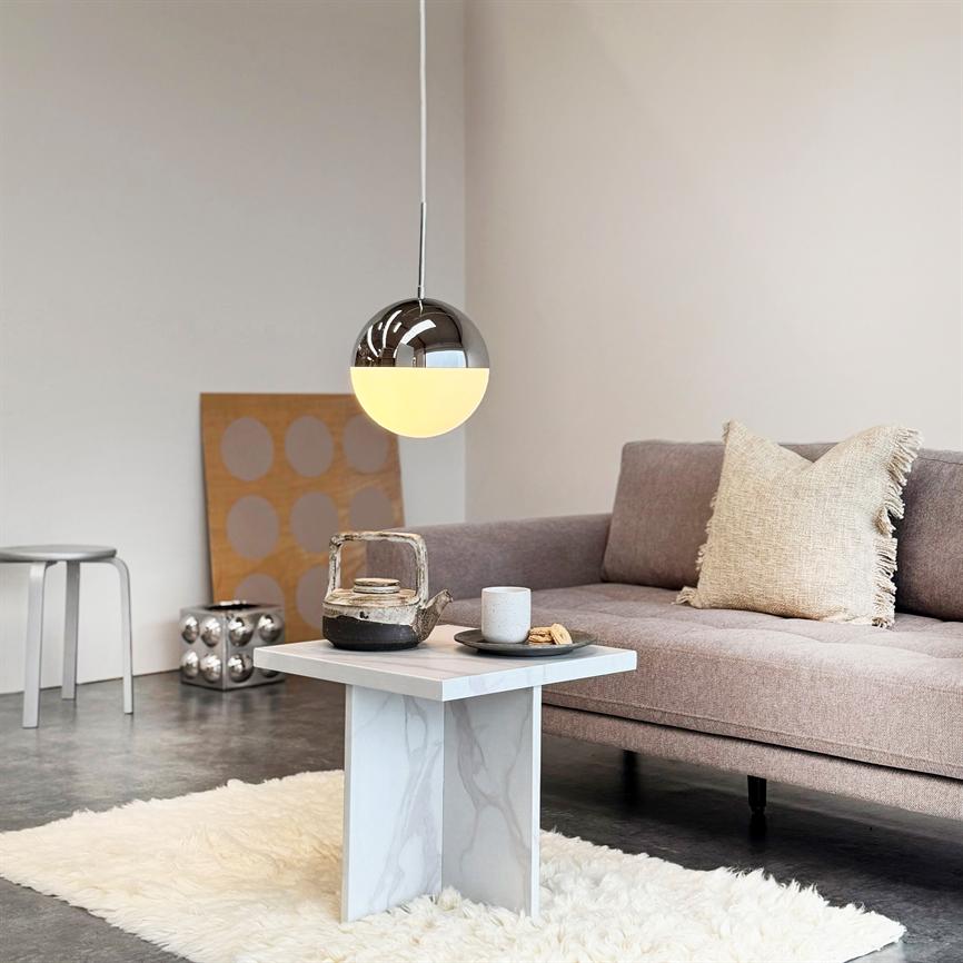 Nova D25 pendant Opal - Chrome – Dyberg Larsen