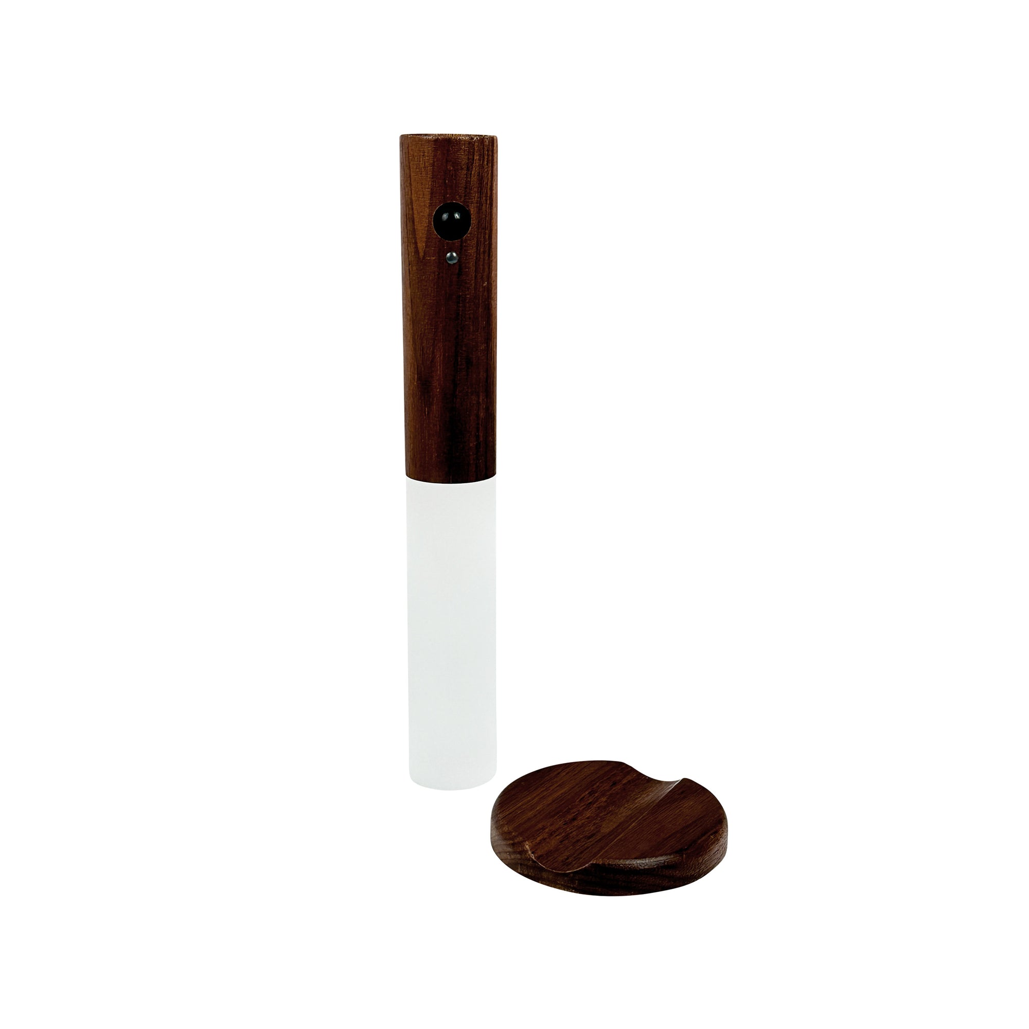 Sensor Wall Light Dark Wood 2-Pack