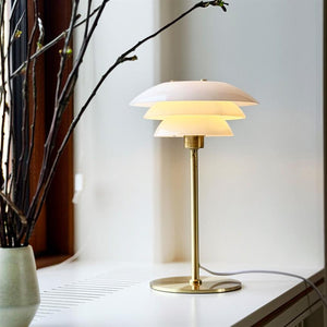 DL20 Table lamp - Opal/Brass
