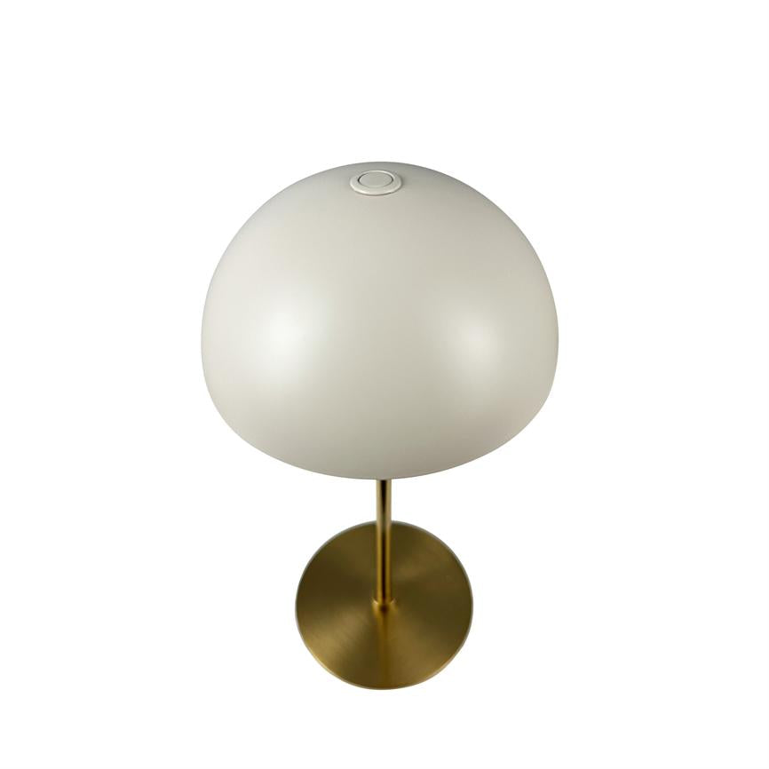 Along LED Mini Table Lamp 2 pcs. - Beige/Brass