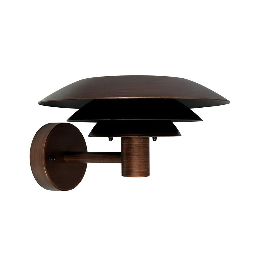 DL25 Outdoor Wall Lamp Antique Look - Brushed Copper