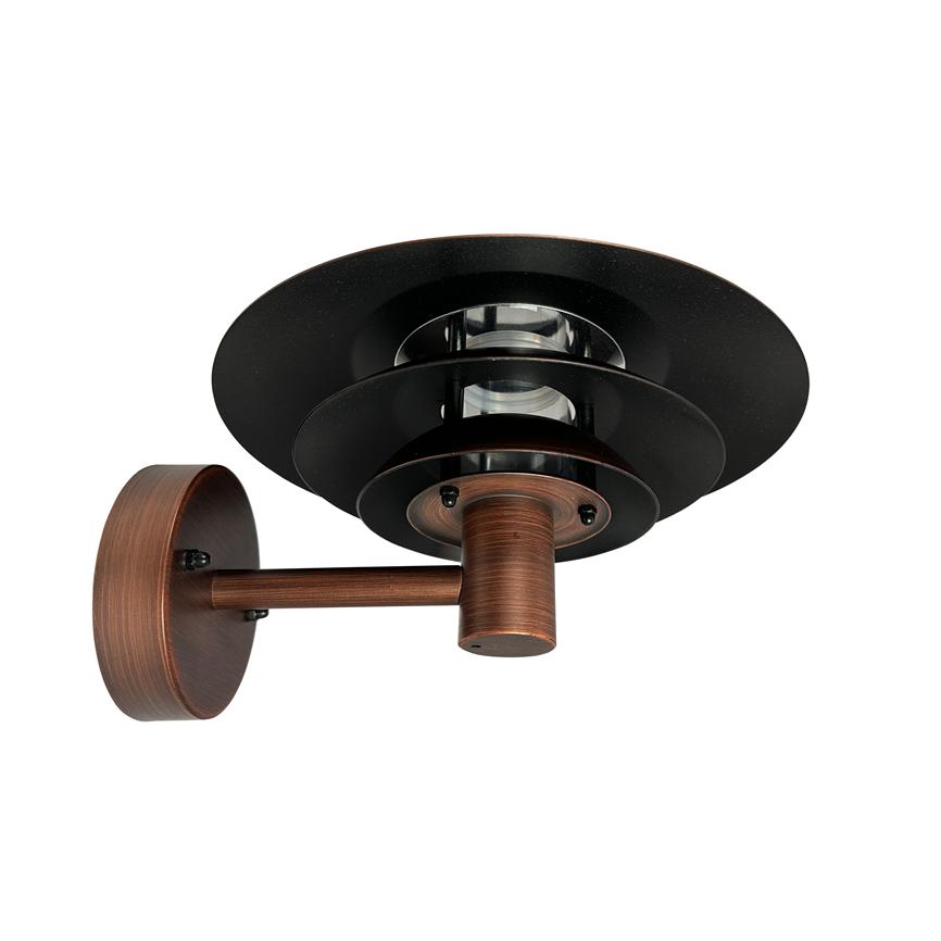 DL25 Outdoor Wall Lamp Antique Look - Brushed Copper – Dyberg Larsen