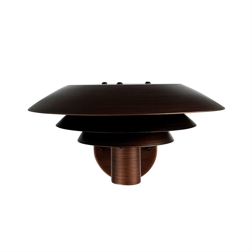 DL25 Outdoor Wall Lamp Antique Look - Brushed Copper