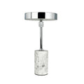 Chrome/ Gray marble