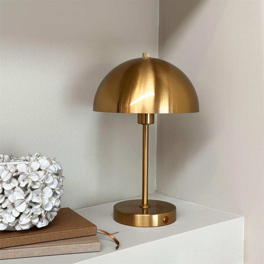 Stockholm LED Rechargeable Table Lamp V. 2.0 - Antique Brass