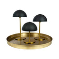 Black/ Brass