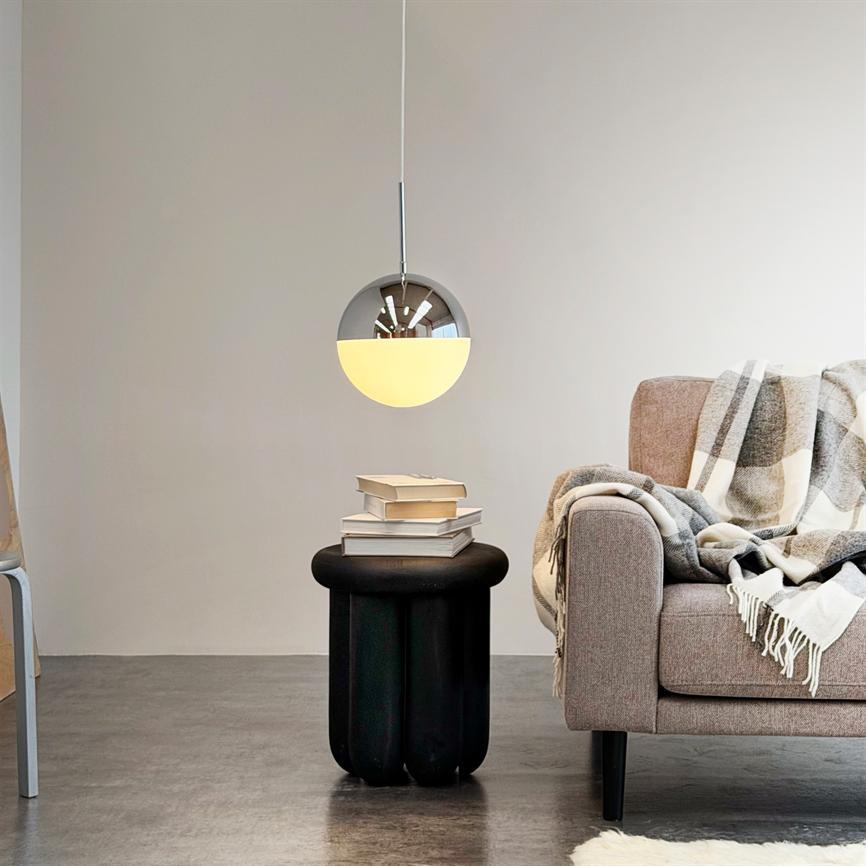 Nova D25 pendant Opal - Chrome – Dyberg Larsen