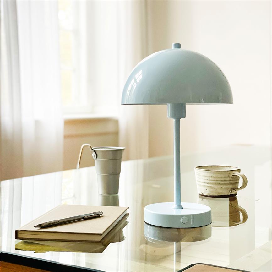 Stockholm LED Rechargeable Table Lamp V. 2.0 - Ice Blue