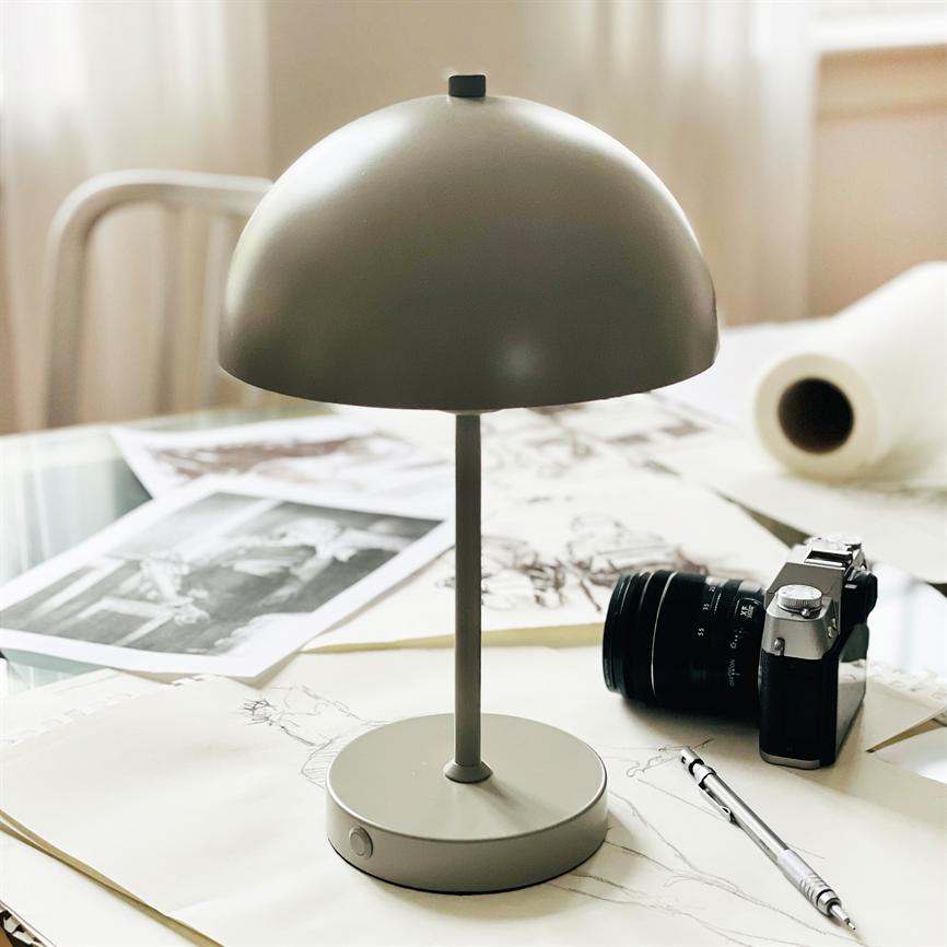 Stockholm LED Rechargeable Table Lamp V. 2.0 - Cool Gray