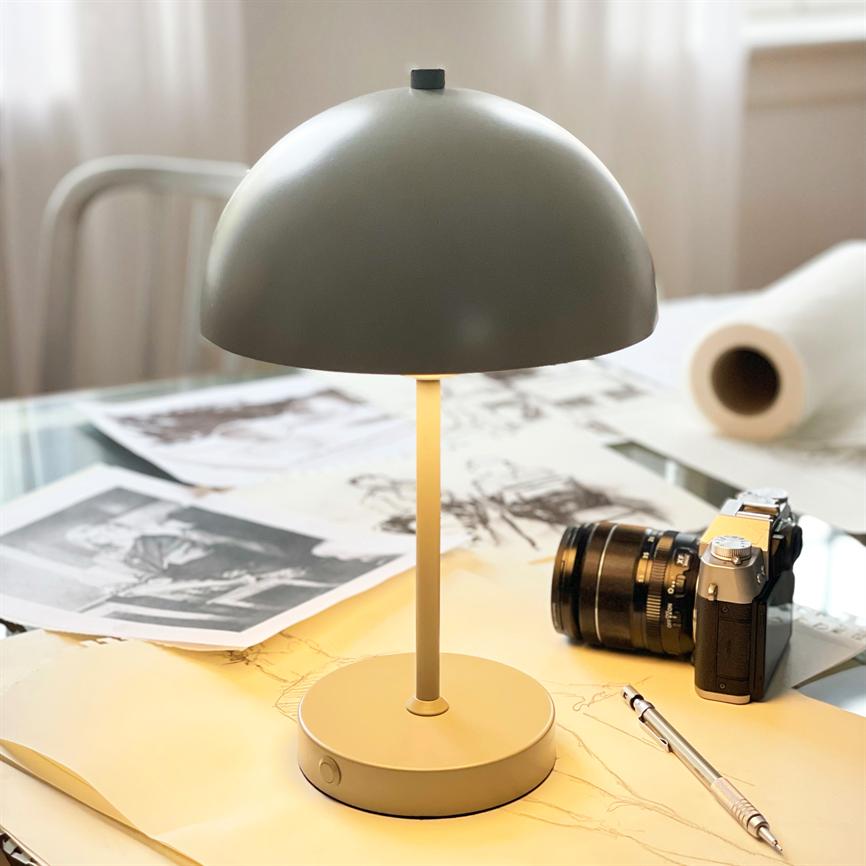 Stockholm LED Rechargeable Table Lamp V. 2.0 - Cool Gray