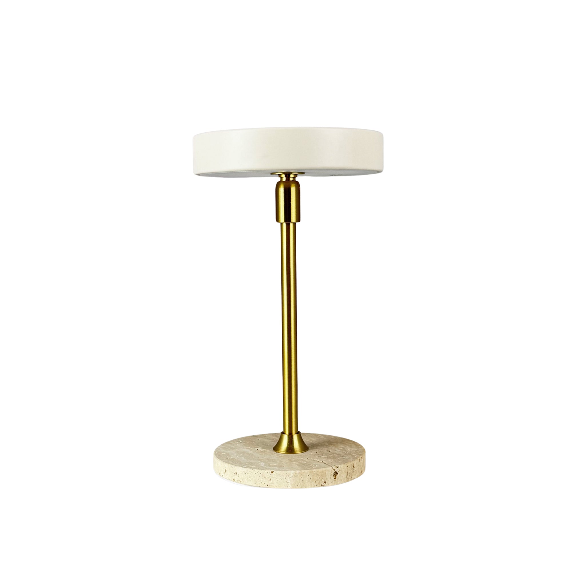 Moonlight LED Mini Genopladelig Bordlampe - Beige/Travertin