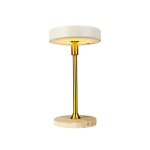 Moonlight LED Mini Genopladelig Bordlampe - Beige/Travertin