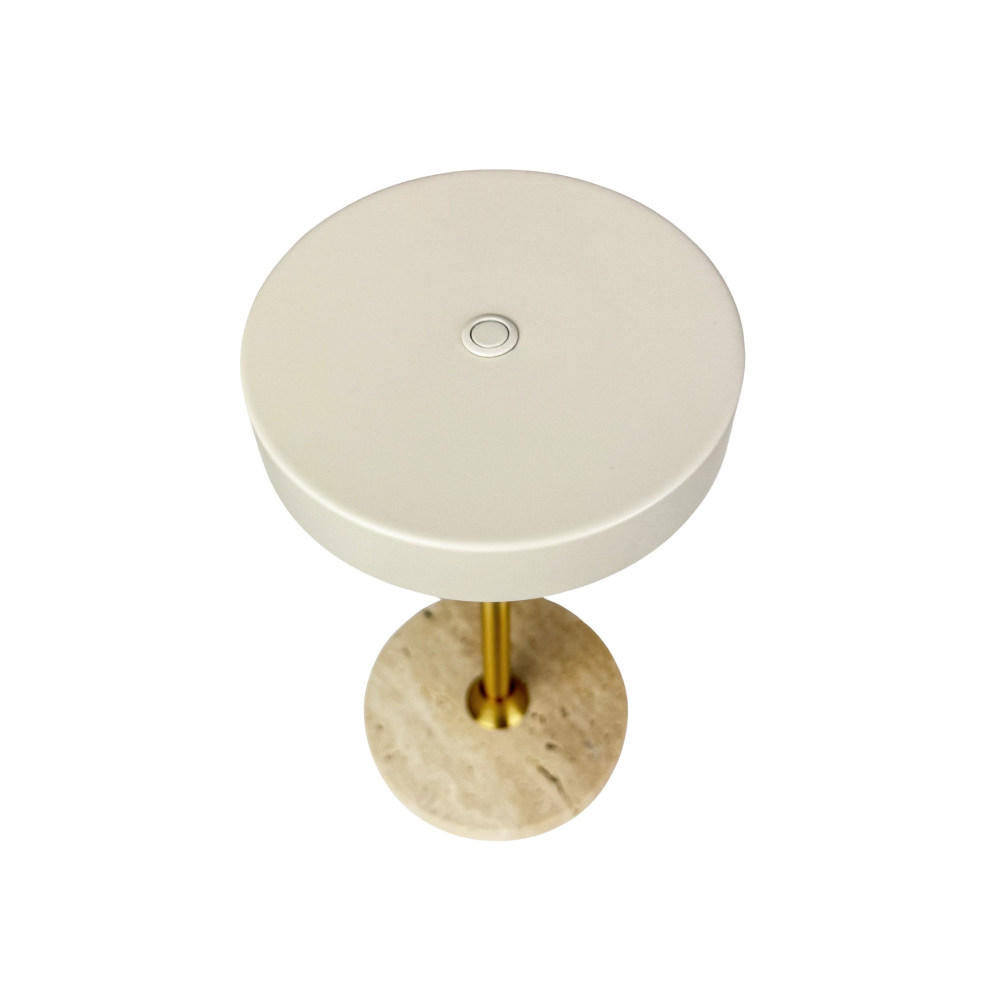 Moonlight LED Mini Genopladelig Bordlampe - Beige/Travertin