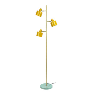 Ocean Floor Lamp - Curry/Turquoise