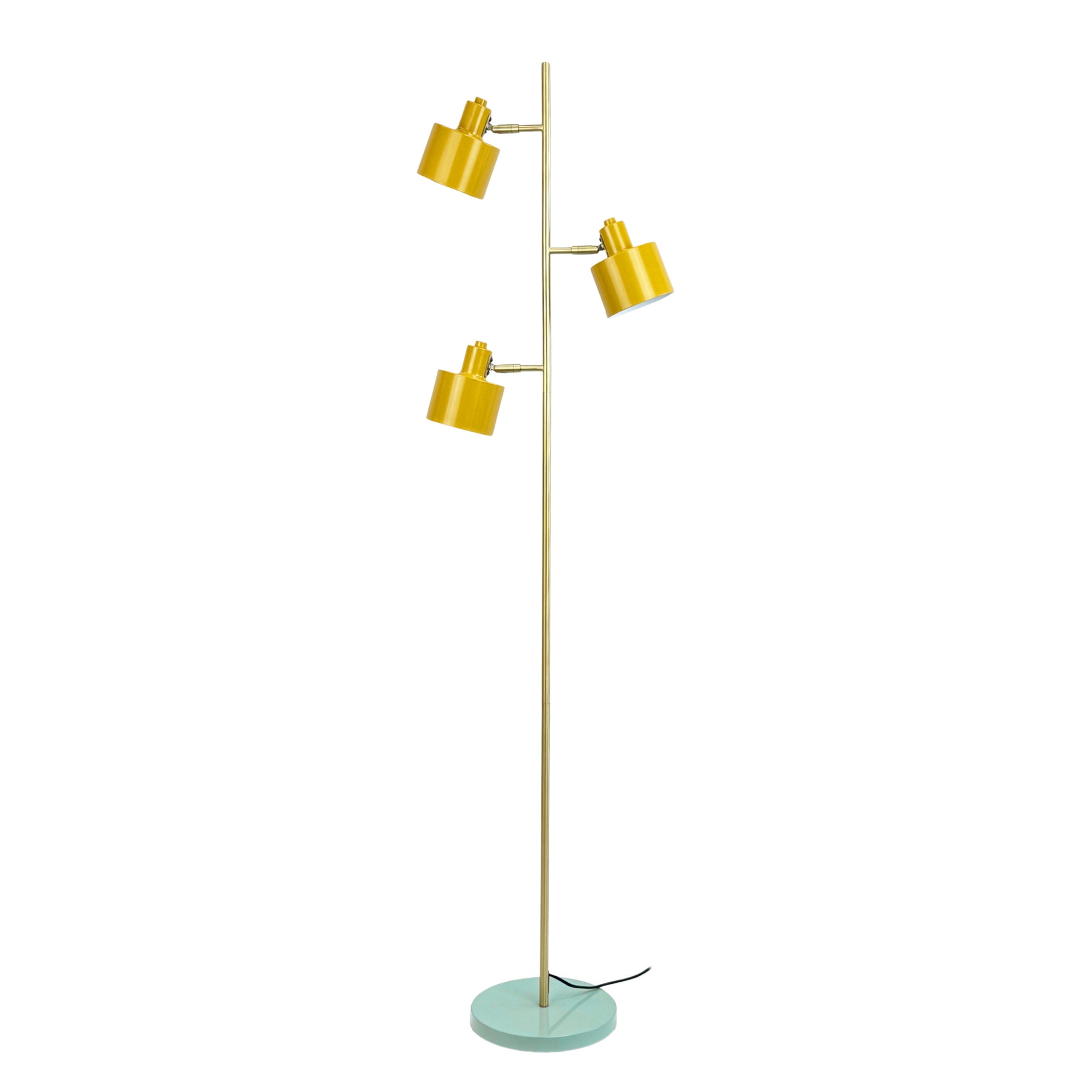 Ocean Floor Lamp - Curry/Turquoise