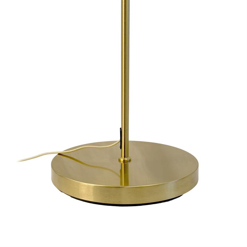 Stockholm Floor Lamp - White/Brass