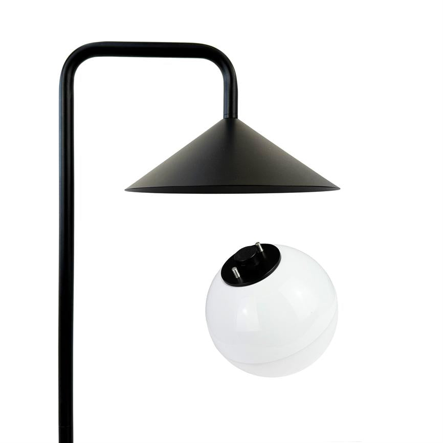 Nova Outdoor Floor Lamp With Light Globe And Remote Control