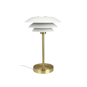 DL20 Table Lamp - White/Brass