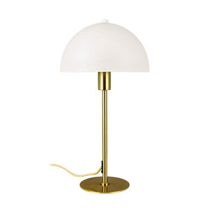 Stockholm Table Lamp - White/Brass