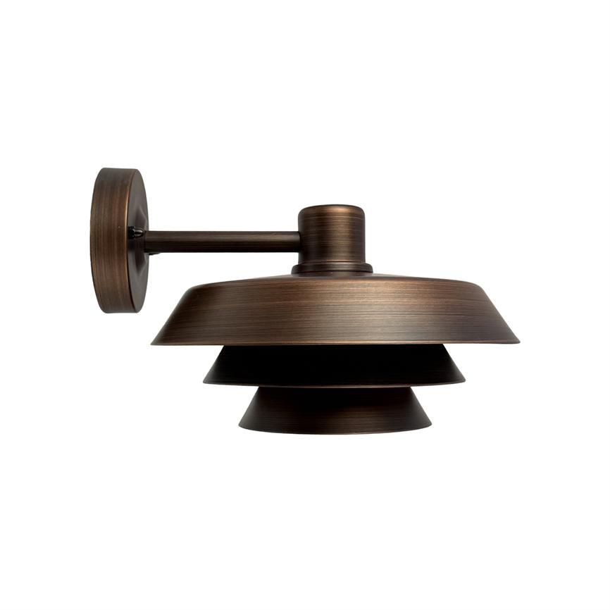 Dune Outdoor Wall Lamp Ø26 - Copper Look