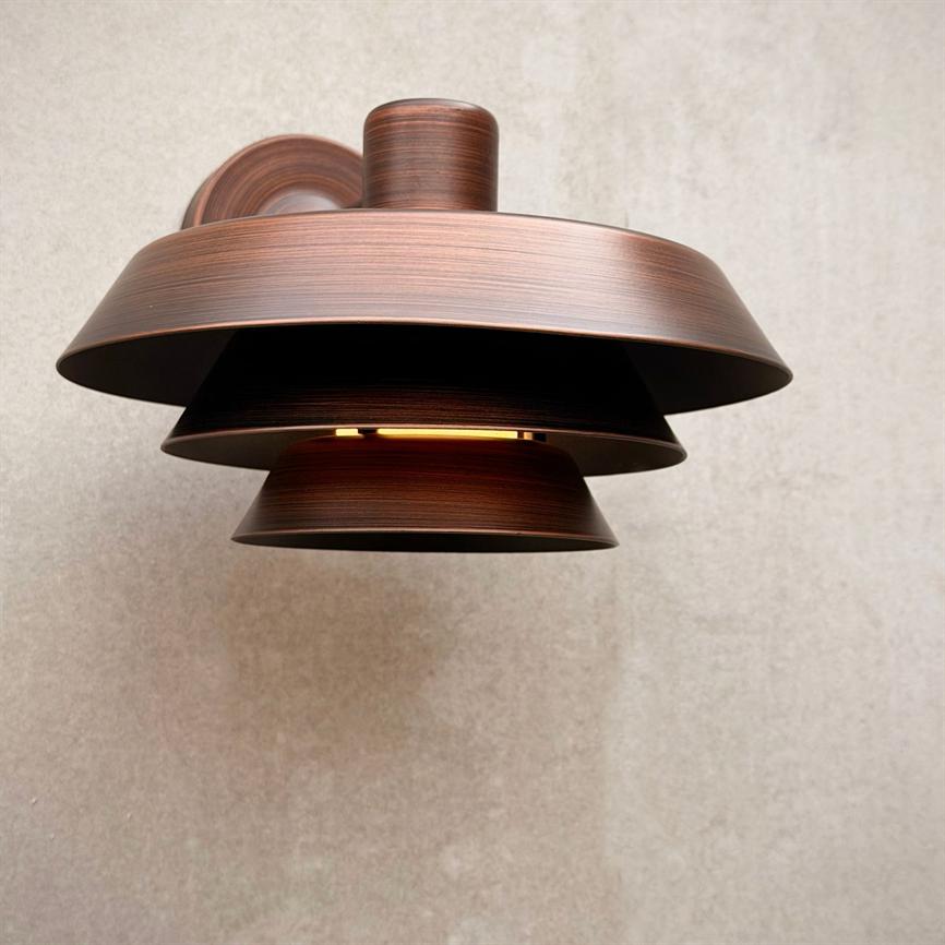 Dune Outdoor Wall Lamp Ø26 - Copper Look