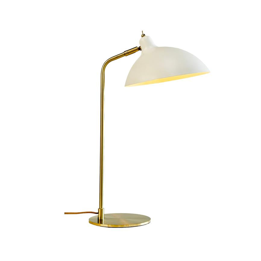 Futura Table Lamp - Beige/Brass