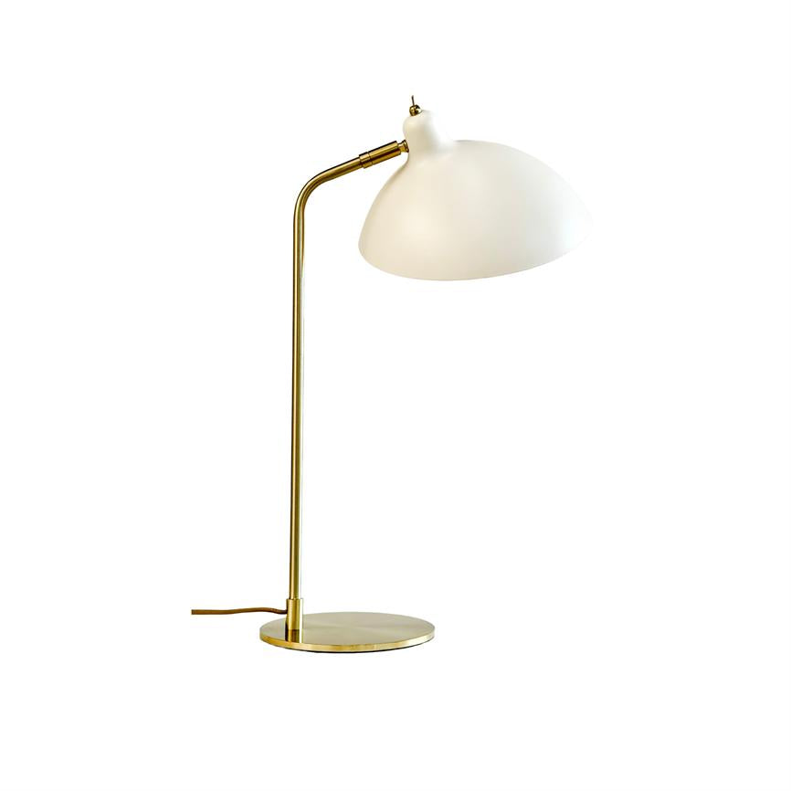 Futura Table Lamp - Beige/Brass