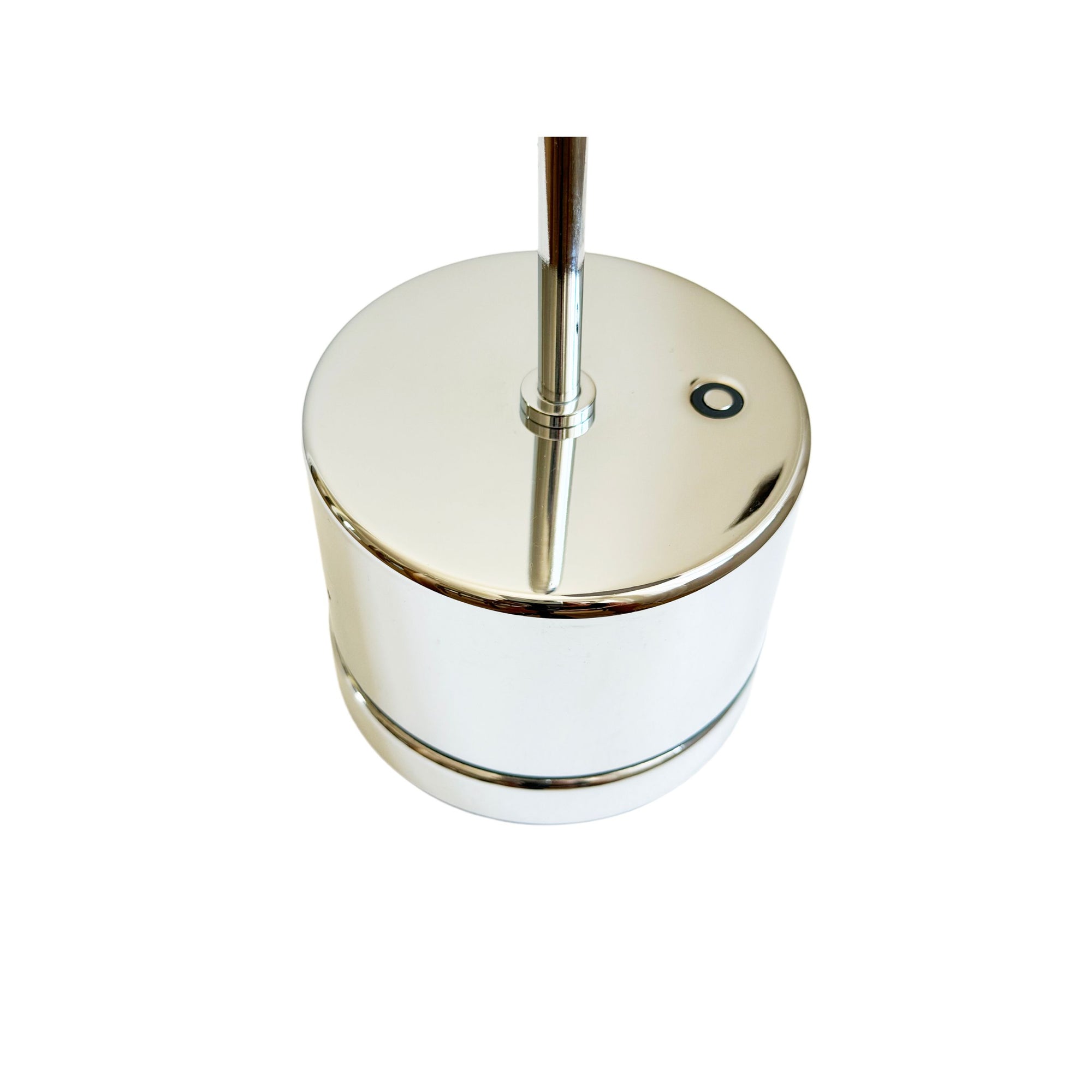 Moovelight Table Lamp with Wireless Charger, Chrome