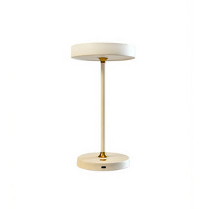 Starlight LED Rechargeable Table Lamp - Off-White/Brass
