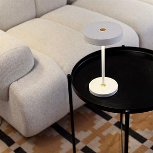 Starlight LED Rechargeable Table Lamp - Off-White/Brass